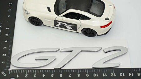 DK Tuning Porsche 911 GT2 Bagaj Gri ABS Yazı Logo Amblem