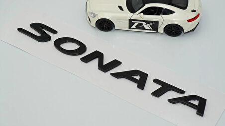DK Tuning Sonata Siyah ABS Bagaj Logo Amblem Hyundai İle Uyumlu
