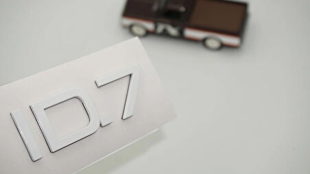 DK Tuning VW Volkswagen iD 7 Bagaj Beyaz Yazı Logo Arma