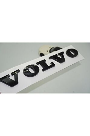 DK Volvo Bagaj Kapağı Siyah 3M 3D Yazı Logo Amblem Ürün
