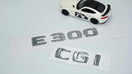 DK Tuning E300 CGi Bagaj Krom ABS 3M 3D Yazı Logo Benz İle Uyumlu