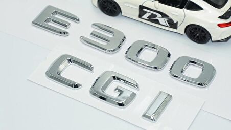 DK Tuning E300 CGi Bagaj Krom ABS 3M 3D Yazı Logo Benz İle Uyumlu
