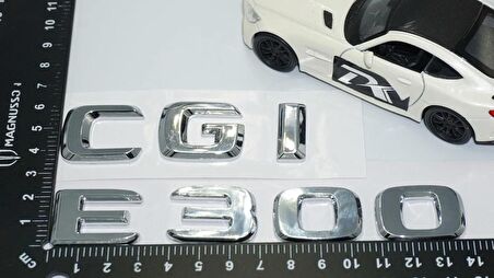 DK Tuning E300 CGi Bagaj Krom ABS 3M 3D Yazı Logo Benz İle Uyumlu