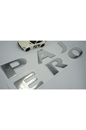 Mitsubishi Pajero V73 V75 V77 V93 V97 Krom Ön Kaput Yazı