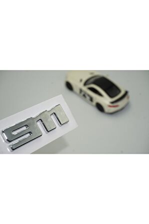 Porsche 911 Carrera Uyumlu 3m Gümüş Krom Bagaj Logo