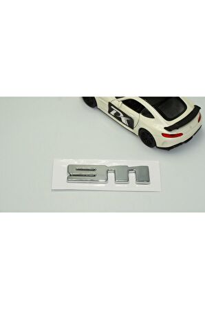 Porsche 911 Carrera Uyumlu 3m Gümüş Krom Bagaj Logo