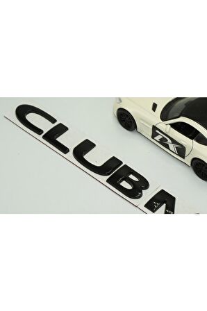 Mini Cooper Clubman Siyah Metal 3m Bagaj Yazı Logo
