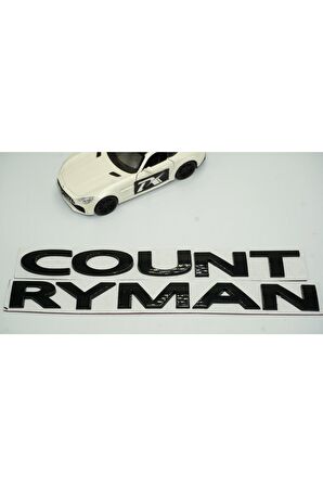 Mini Cooper Countryman R60 F60 Siyah Metal 3m Bagaj Yazı Logo