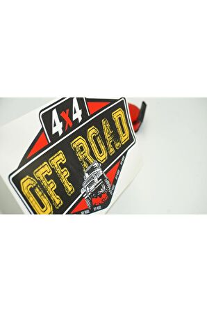 Arazi Aracı Off Road 4x4 Kaput Bagaj Sticker