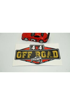 Arazi Aracı Off Road 4x4 Kaput Bagaj Sticker