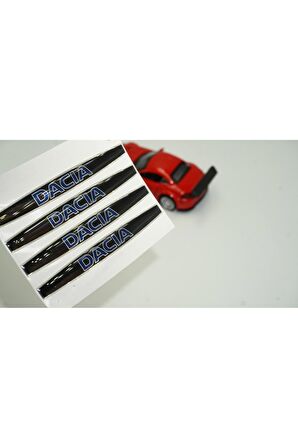 Dacia Logo Kapı Kolu 4 Lü Damla Desen Sticker Set