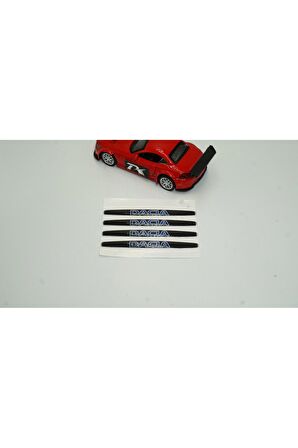 Dacia Logo Kapı Kolu 4 Lü Damla Desen Sticker Set