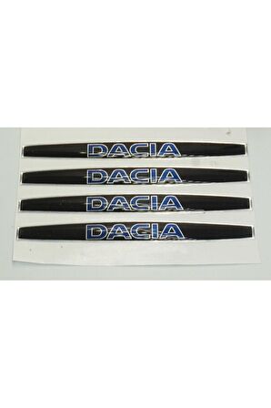 Dacia Logo Kapı Kolu 4 Lü Damla Desen Sticker Set