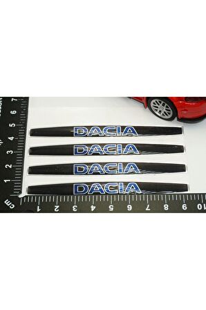 Dacia Logo Kapı Kolu 4 Lü Damla Desen Sticker Set