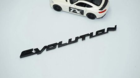 DK Tuning Lancer Evolution Siyah Bagaj Yazı Logo Mitsubishi İle Uyumlu