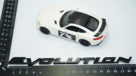 DK Tuning Lancer Evolution Siyah Bagaj Yazı Logo Mitsubishi İle Uyumlu