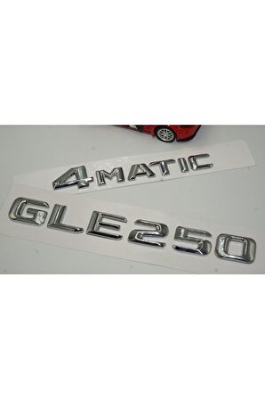 Benz Gle 250 4matic Bagaj Krom Metal 3m 3d Yazı Logo