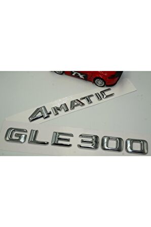 Benz Gle 300 4matic Bagaj Krom Metal 3m 3d Yazı Logo