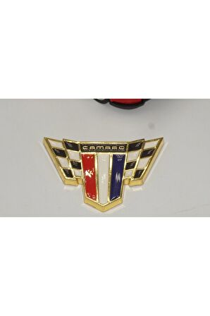 Dk Chevrolet Camaro 3m 3d Gold Metal Bagaj Logo