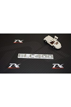 Glc400 Bagaj Krom Metal 3m 3d Yazı Logo