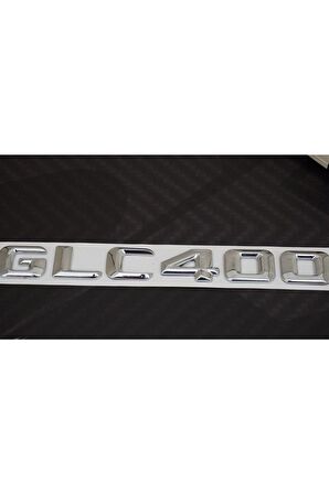 Glc400 Bagaj Krom Metal 3m 3d Yazı Logo