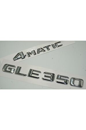 Benz Gle 350 4matic Bagaj Krom Metal 3m 3d Yazı Logo