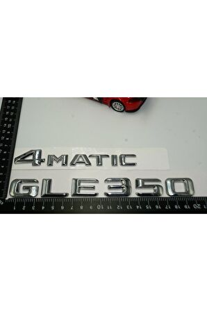 Benz Gle 350 4matic Bagaj Krom Metal 3m 3d Yazı Logo