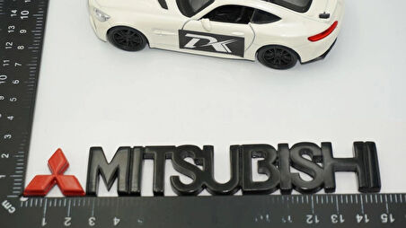 DK Tuning Mitsubishi Bagaj Siyah Yazı Logo Arma