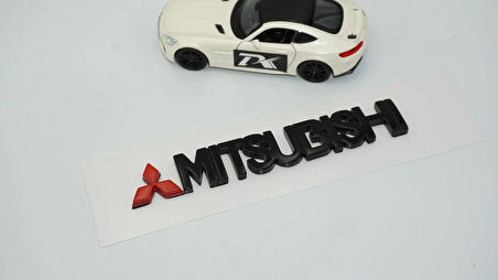 DK Tuning Mitsubishi Bagaj Siyah Yazı Logo Arma