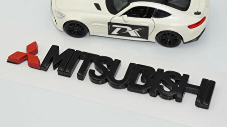DK Tuning Mitsubishi Bagaj Siyah Yazı Logo Arma