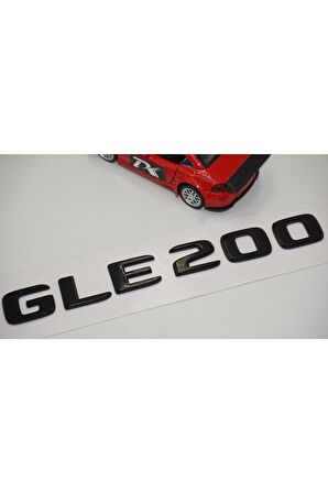 Gle 200 Bagaj Parlak Siyah Abs 3m 3d Yazı Logo