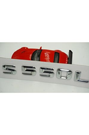 S550l Bagaj Krom Metal 3m 3d Yazı Logo