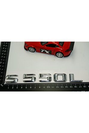 S550l Bagaj Krom Metal 3m 3d Yazı Logo