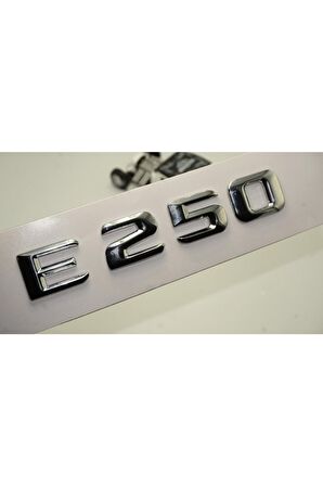 E250 Bagaj Krom Metal 3m 3d Yazı Logo