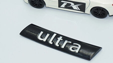 DK Tuning Ultra Bagaj Siyah ABS Yazı Logo Audi İle Uyumlu