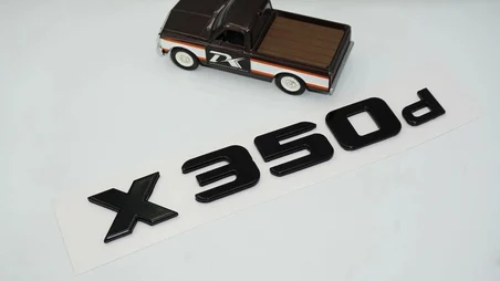 DK Tuning X 350d Bagaj Siyah Yazı Logo Mercedes Benz İle Uyumlu