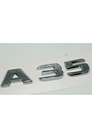 DK Benz A35 Bagaj Krom ABS 3M 3D Yazı Logo