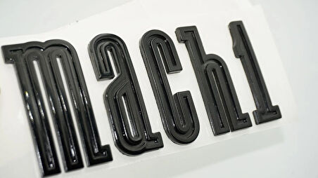 DK Tuning Mustang Mach1 Siyah ABS Logo Arma Ford İle Uyumlu