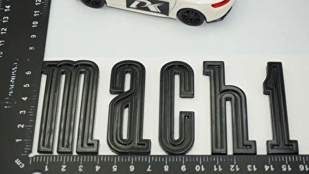 DK Tuning Mustang Mach1 Siyah ABS Logo Arma Ford İle Uyumlu