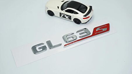 DK Tuning GL63S Bagaj Krom Kırmızı ABS Yazı Logo Benz İle Uyumlu