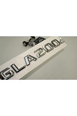 Benz Gla 200d Bagaj Krom Metal 3m 3d Yazı Logo