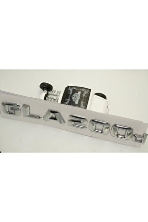 Benz Gla 200d Bagaj Krom Metal 3m 3d Yazı Logo