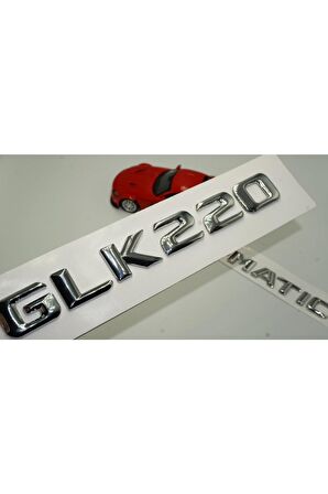 Benz Glk 220 4matic Bagaj Krom Metal 3m 3d Yazı Logo