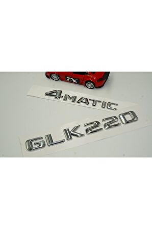 Benz Glk 220 4matic Bagaj Krom Metal 3m 3d Yazı Logo