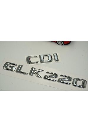 Benz Glk 220 Cdı Bagaj Krom Metal 3m 3d Yazı Logo