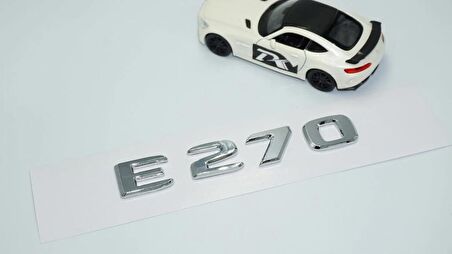 DK Tuning E270 Bagaj Krom ABS 3M 3D Yazı Logo Benz İle Uyumlu