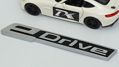 DK Tuning eDrive Bagaj Gri Siyah Yeni Nesil Yazı Logo Bmw İle Uyumlu