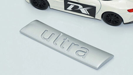 DK Tuning Ultra Bagaj Gri ABS Yazı Logo Audi İle Uyumlu