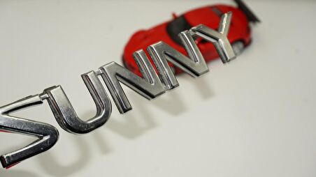 Dk Tuning Nissan Sunny Bagaj Krom Abs 3m 3d Yazı Logo