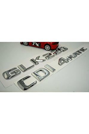Benz Glk 220 Cdı 4matic Bagaj Krom Metal 3m 3d Yazı Logo
